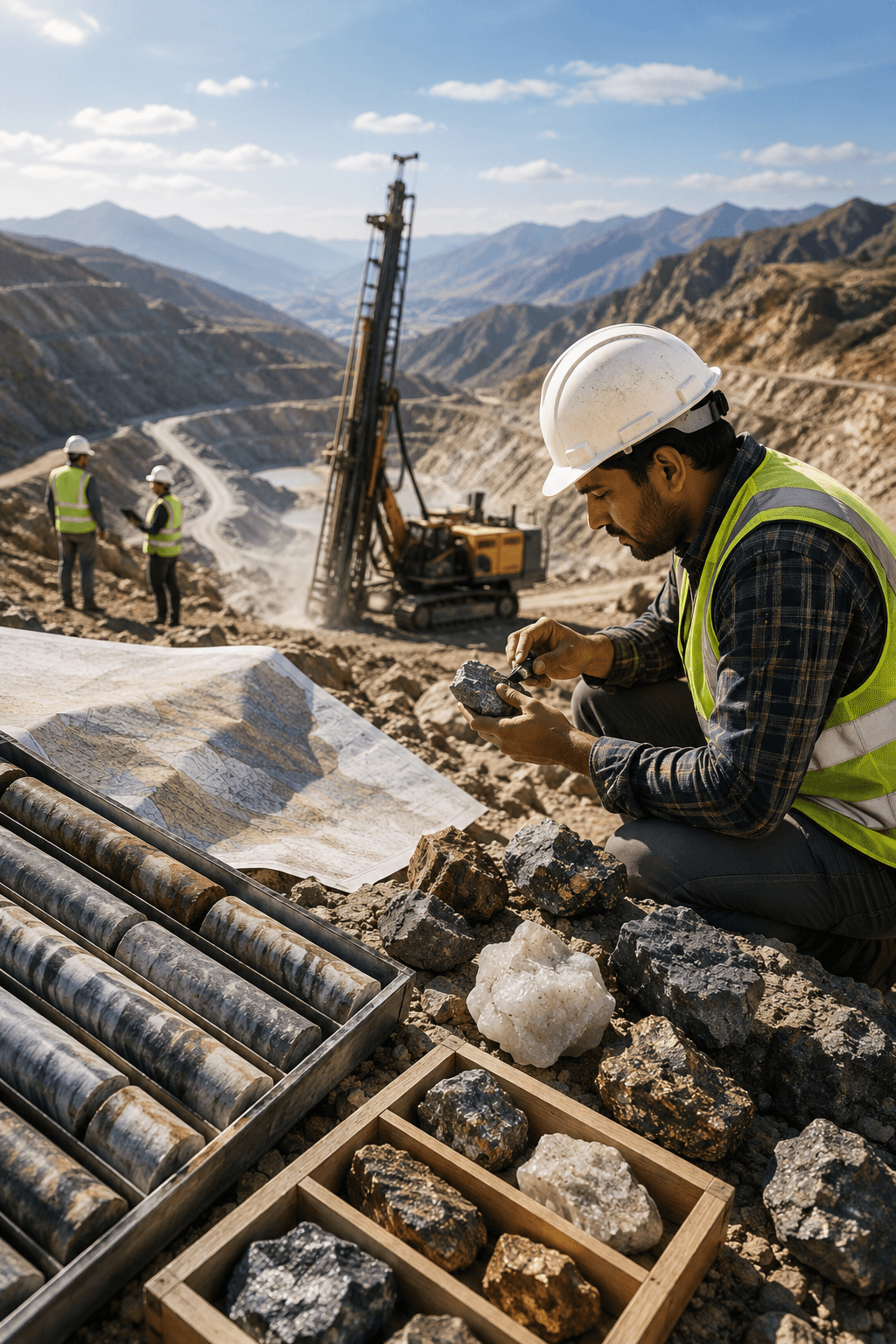 Geological exploration work